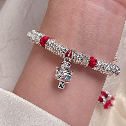 Traditional Tibetan Silver Bracelet for Women