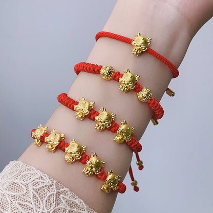 Lucky Dragon Handmade Bracelet for Year of the Dragon