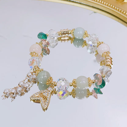 Dreamy Mermaid Tail Crystal Bracelet - Exquisite Design for Girlfriend or Bestie