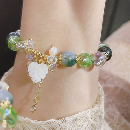 Crystal Natural Stone Design Bracelet