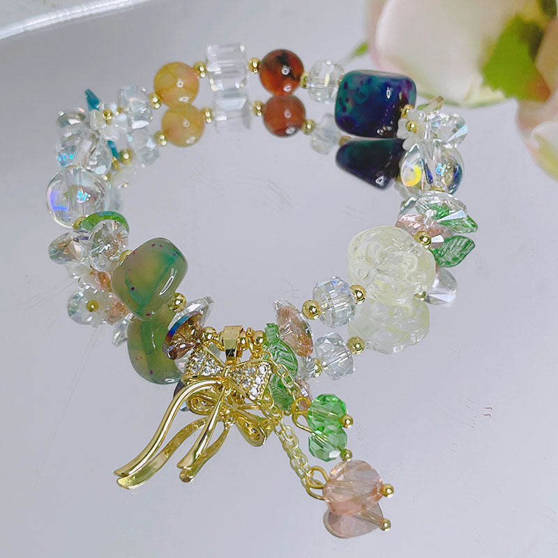 Fresh Crystal Bracelet with Unique Design