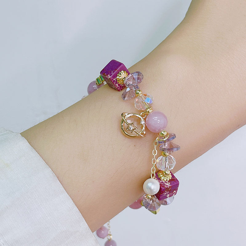 Ethereal Forest Fairy Gemstone Bracelet