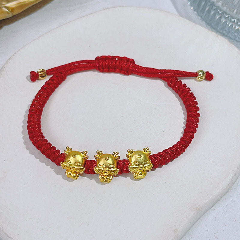 Lucky Dragon Handmade Bracelet for Year of the Dragon