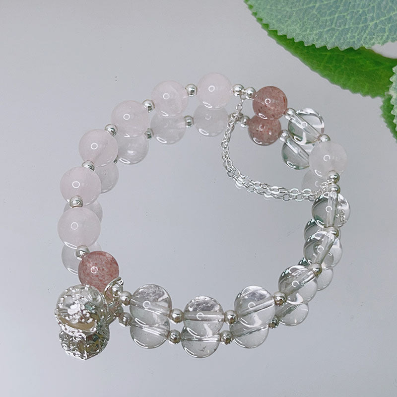 Elegant Crystal Bead Bracelet for Women