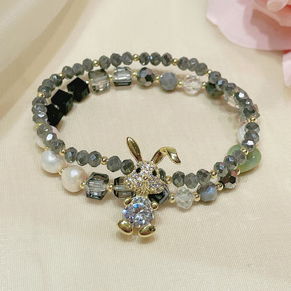 Cute Bunny Bracelet Set for Best Friends