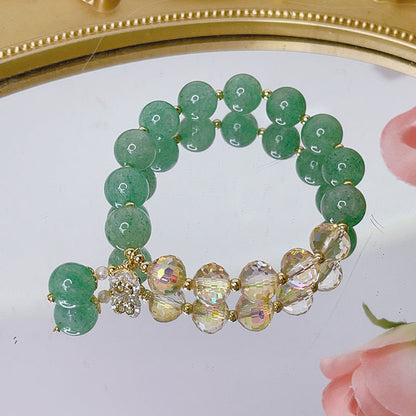 Elegant Crystal Bead Bracelet for Women