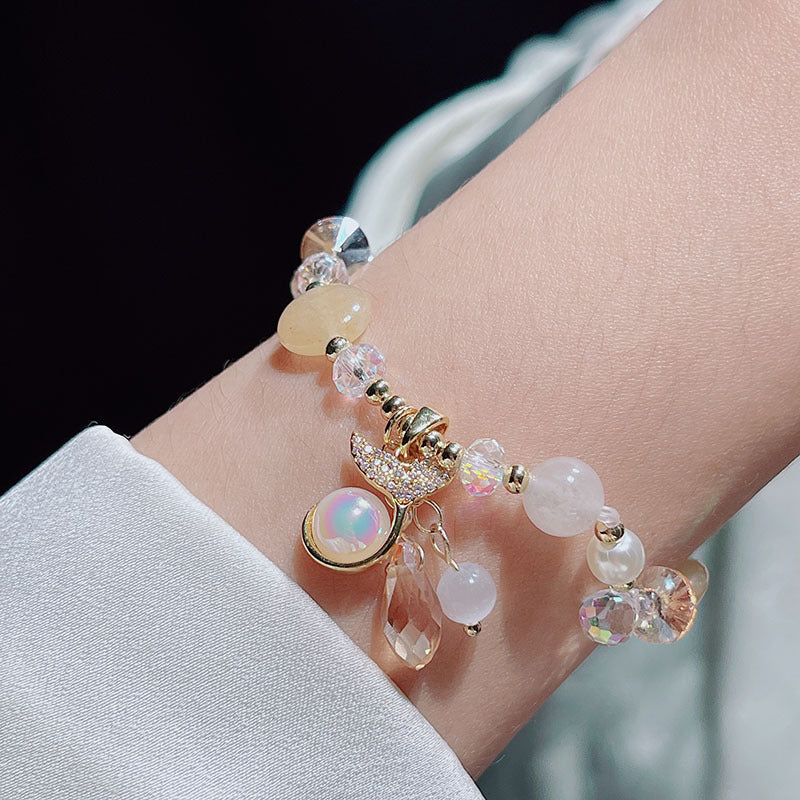 Beautiful Mermaid Tail Pearl Bracelet