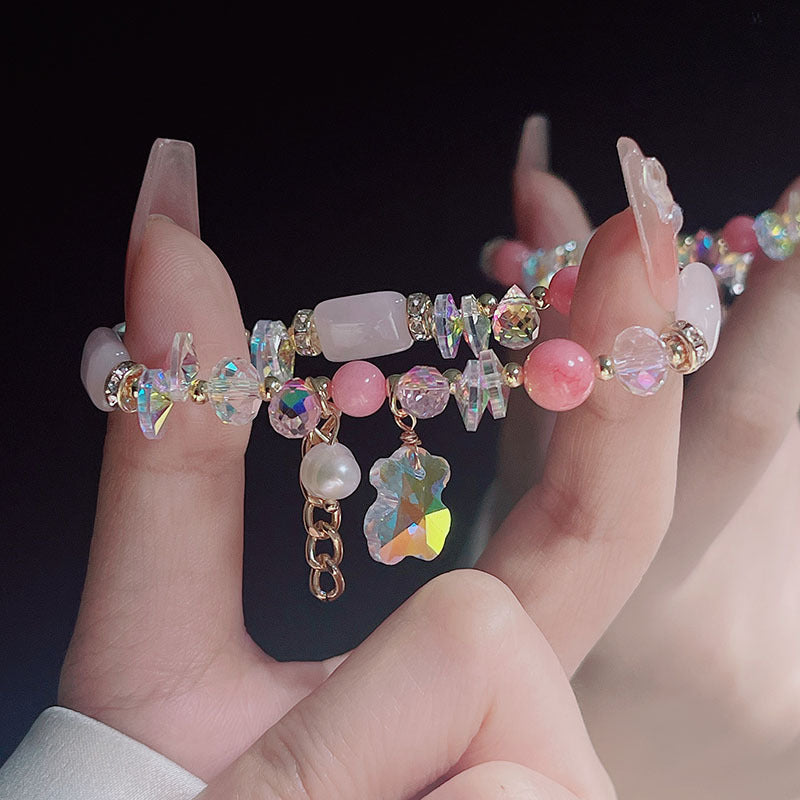 Cute Crystal Bear Bracelet