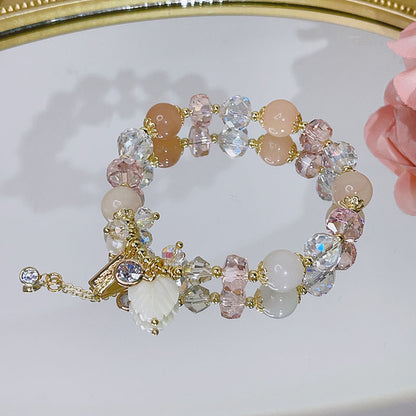 Crystal Natural Stone Design Bracelet