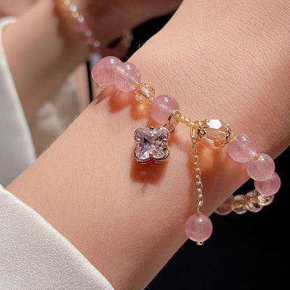 Elegant Purple Crystal Bracelet for Women