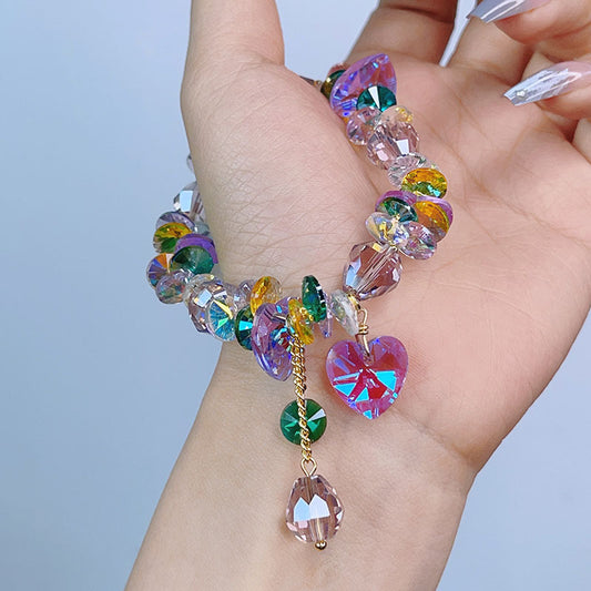 Colorful Crystal Bracelet Nature Style