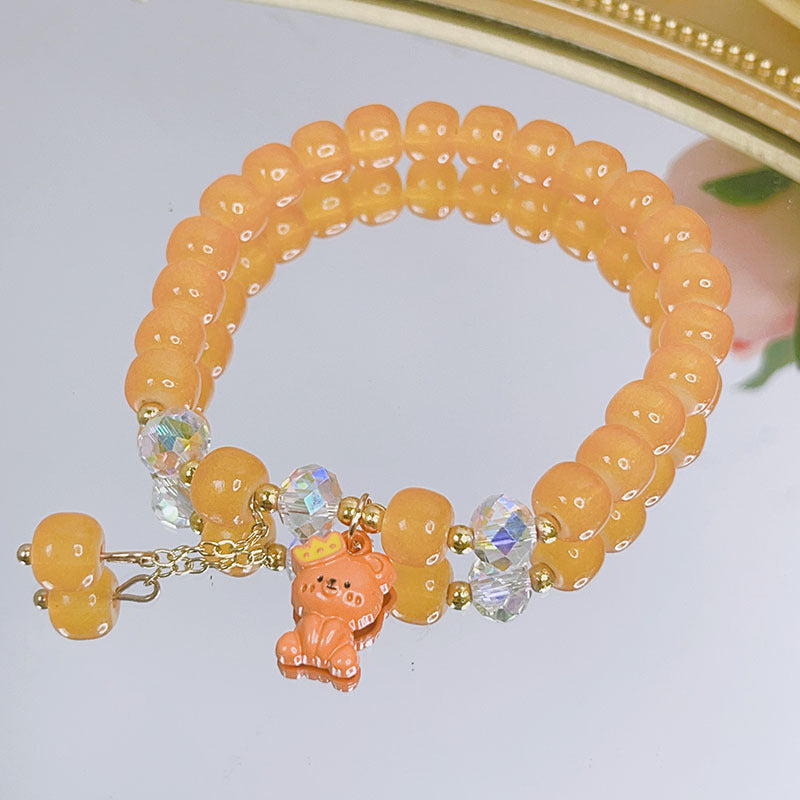 Invincible High Value Small Fresh Bracelet Cute Cartoon Exquisite Girl Series Gift Student Bracelet