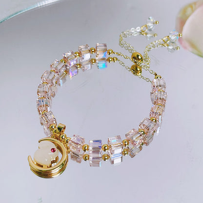 Fresh Crystal Bracelet with Unique Design