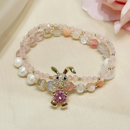 Cute Bunny Bracelet Set for Best Friends