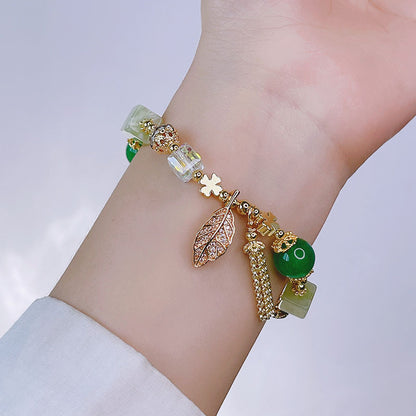 Elegant Leaf Bracelet for Women's Birthday Gift