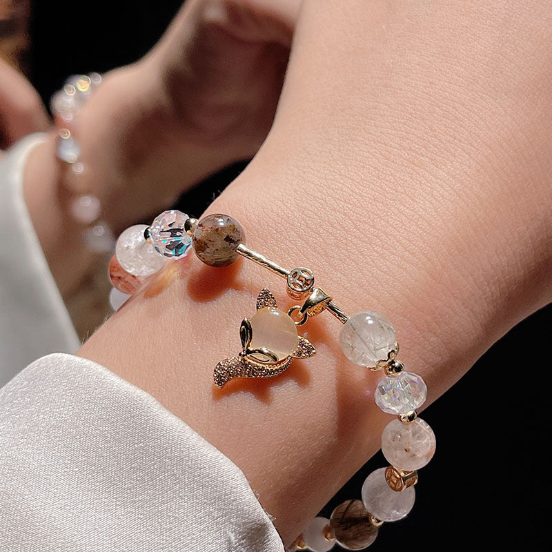 Fox Bathroom Crystal Bracelet