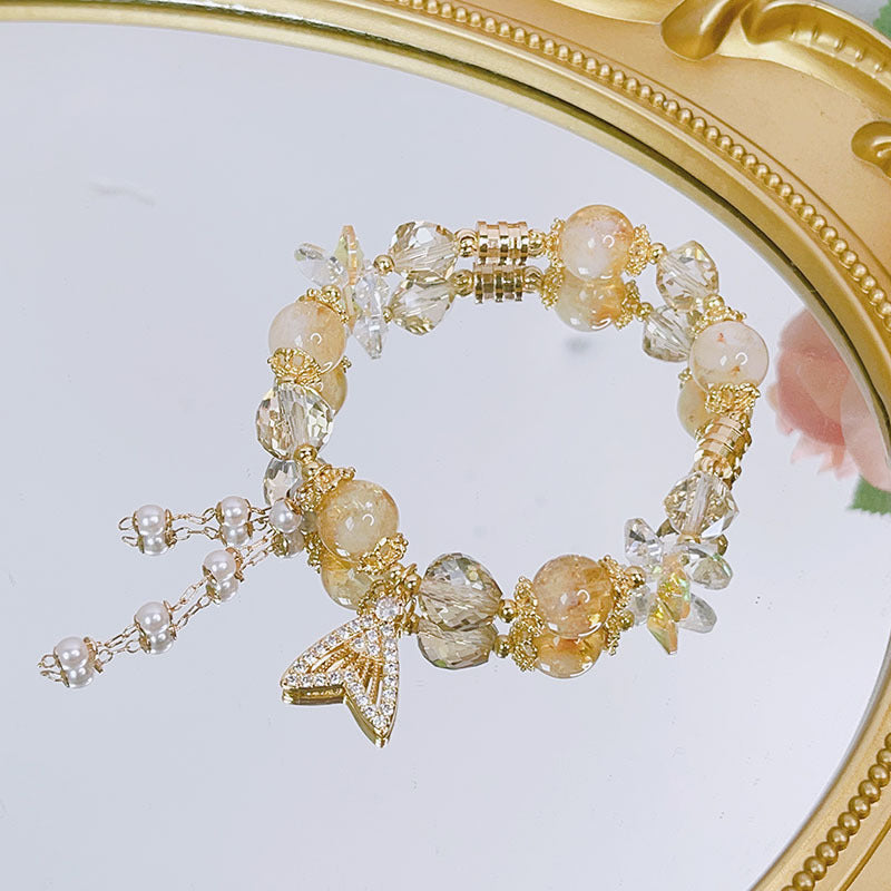 Dreamy Mermaid Tail Crystal Bracelet - Exquisite Design for Girlfriend or Bestie