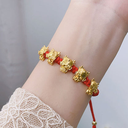 Lucky Dragon Handmade Bracelet for Year of the Dragon