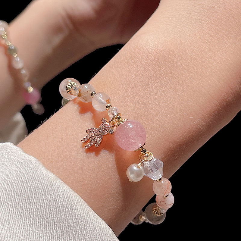 Exquisite Micro-inlaid Teddy Bear Bracelet