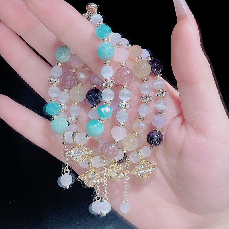 Natural Crystal Handcrafted Bracelet Gift