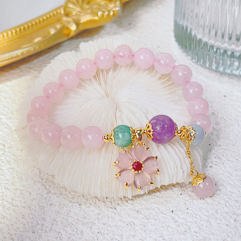 Elegant Crystal Bead Bracelet for Women