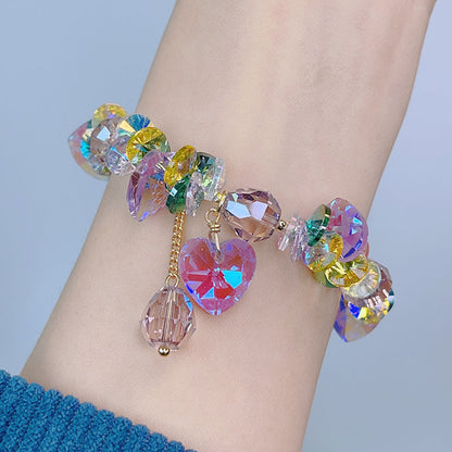 Colorful Crystal Bracelet Nature Style