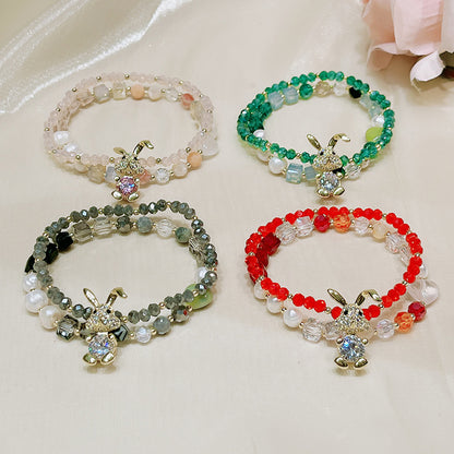 Cute Bunny Bracelet Set for Best Friends