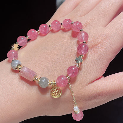 Luxe Colorful Crystal Beaded Bracelet for Women