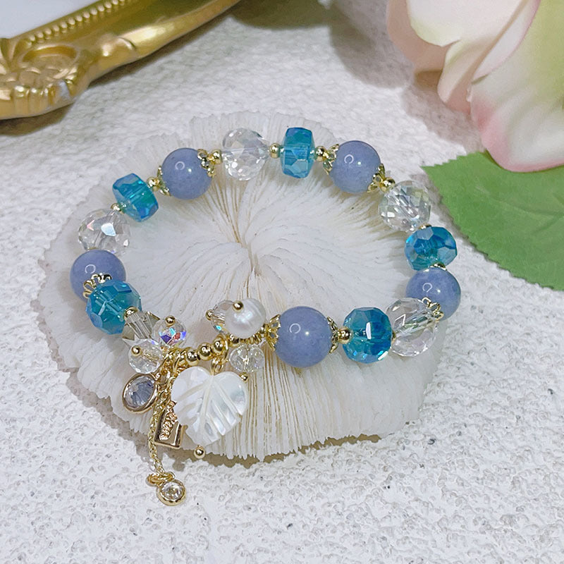 Crystal Natural Stone Design Bracelet